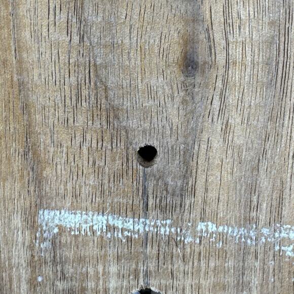 Vintage Cross Minimalist MCM Style Wood Brass Hanging Wall Plaque 11” - Picture 10 of 16